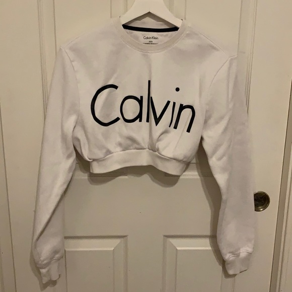 Calvin Klein Sweaters - CK cropped crew neck